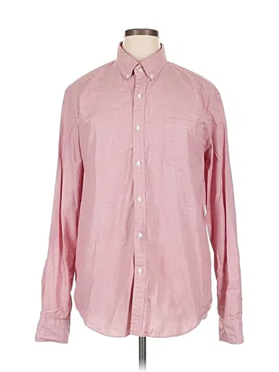 Pre-owned Jcrew Long Sleeve Button Down Shirt In Pink