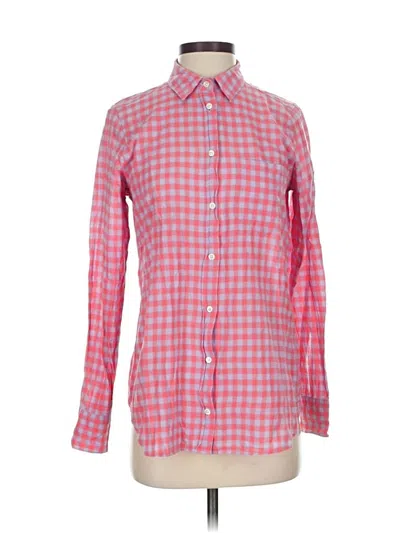 Pre-owned Jcrew Long Sleeve Button Down Shirt In Pink