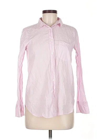 Pre-owned Jcrew Long Sleeve Button Down Shirt In Pink