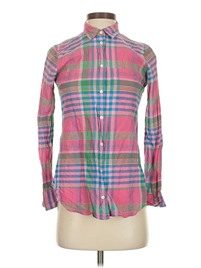 Pre-owned Jcrew Long Sleeve Button Down Shirt In Pink