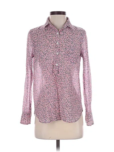 Pre-owned Jcrew Long Sleeve Button Down Shirt In Pink