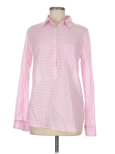 Pre-owned Jcrew Long Sleeve Button Down Shirt In Pink