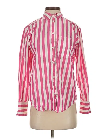 Pre-owned Jcrew Long Sleeve Button Down Shirt In Pink