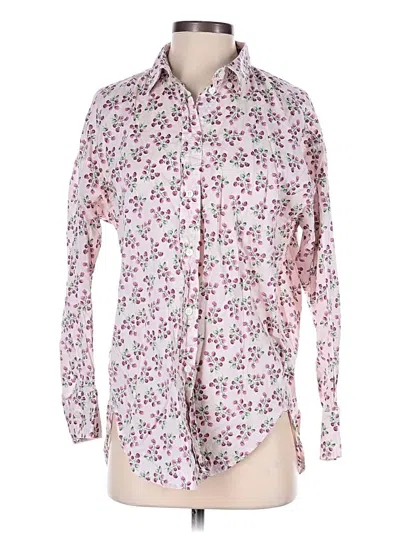Pre-owned Jcrew Long Sleeve Button Down Shirt In Pink