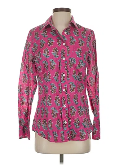 Pre-owned Jcrew Long Sleeve Button Down Shirt In Pink