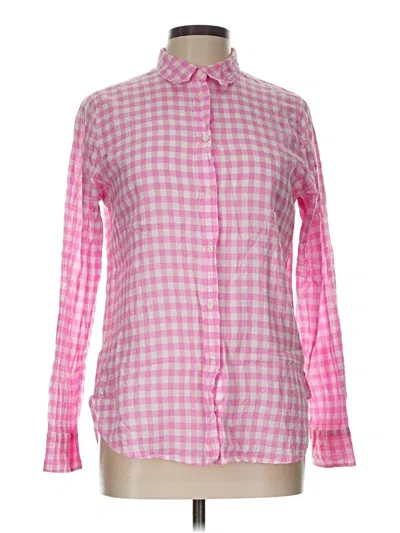 Pre-owned Jcrew Long Sleeve Button Down Shirt In Pink