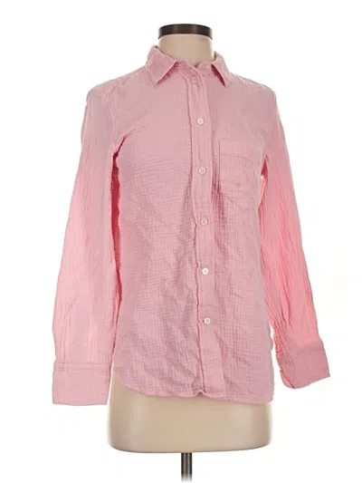 Pre-owned Jcrew Long Sleeve Button Down Shirt In Pink