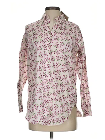 Pre-owned Jcrew Long Sleeve Button Down Shirt In Pink