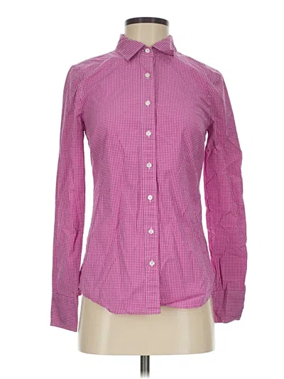 Pre-owned Jcrew Long Sleeve Button Down Shirt In Pink