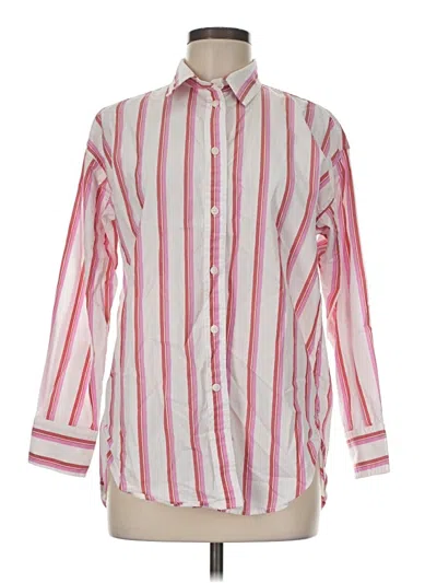 Pre-owned Jcrew Long Sleeve Button Down Shirt In Pink