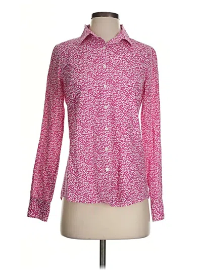 Pre-owned Jcrew Long Sleeve Button Down Shirt In Pink