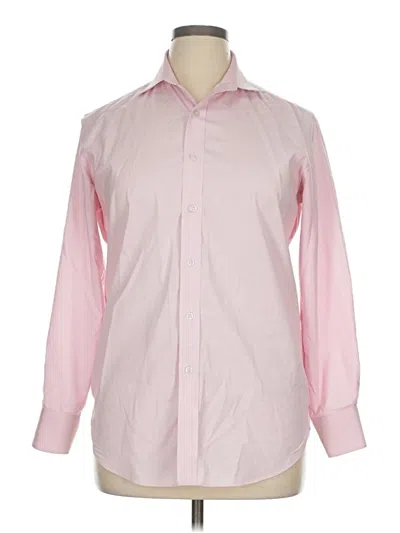 Pre-owned Jcrew Long Sleeve Button Down Shirt In Pink