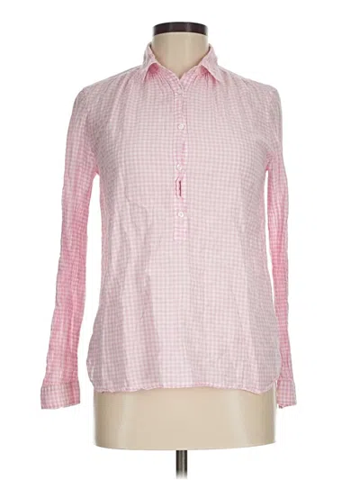 Pre-owned Jcrew Long Sleeve Button Down Shirt In Pink