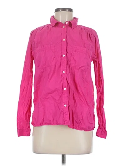 Pre-owned Jcrew Long Sleeve Button Down Shirt In Pink