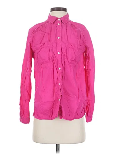 Pre-owned Jcrew Long Sleeve Button Down Shirt In Pink