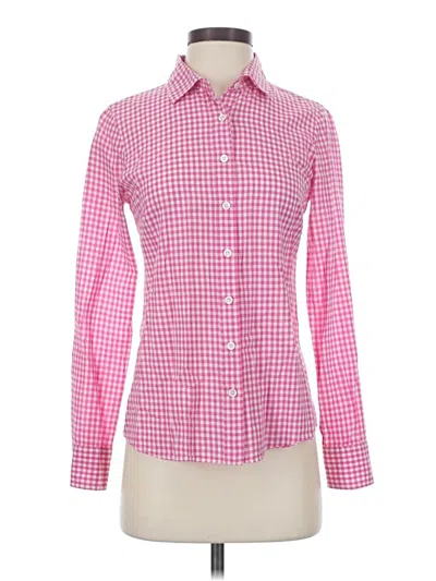 Pre-owned Jcrew Long Sleeve Button Down Shirt In Pink