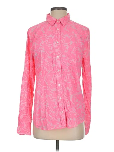 Pre-owned Jcrew Long Sleeve Button Down Shirt In Pink