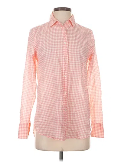 Pre-owned Jcrew Long Sleeve Button Down Shirt In Pink