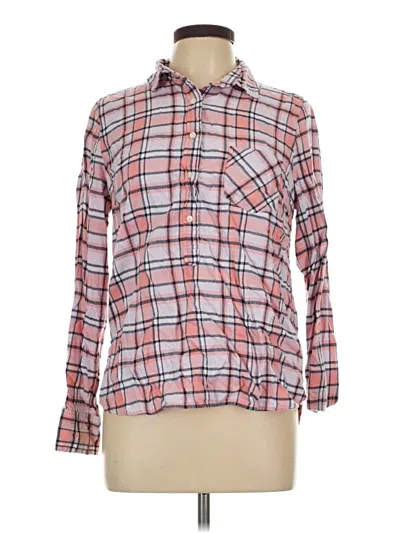 Pre-owned Jcrew Long Sleeve Button Down Shirt In Pink