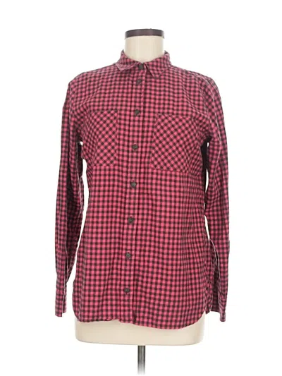 Pre-owned Jcrew Long Sleeve Button Down Shirt In Red