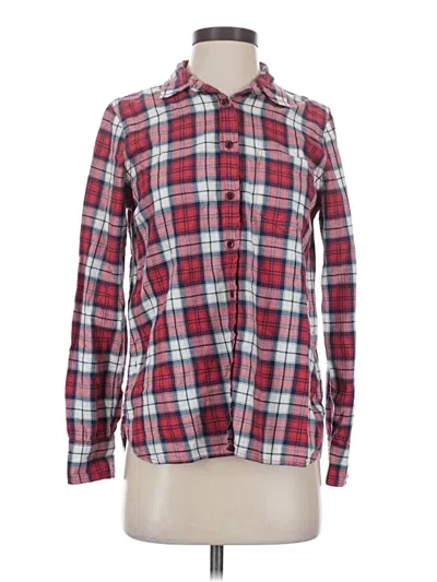 Pre-owned Jcrew Long Sleeve Button Down Shirt In Red