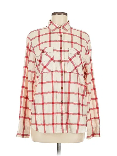 Pre-owned Jcrew Long Sleeve Button Down Shirt In White