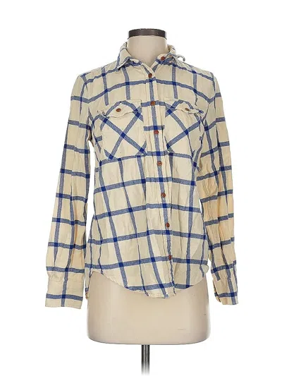 Pre-owned Jcrew Long Sleeve Button Down Shirt In White