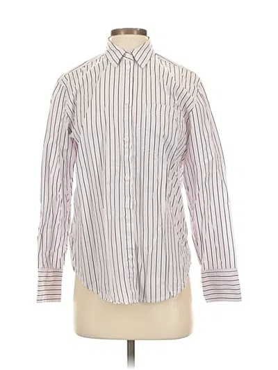 Pre-owned Jcrew Long Sleeve Button Down Shirt In White