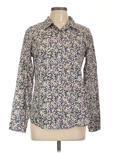 Pre-owned Jcrew Long Sleeve Button Down Shirt In White