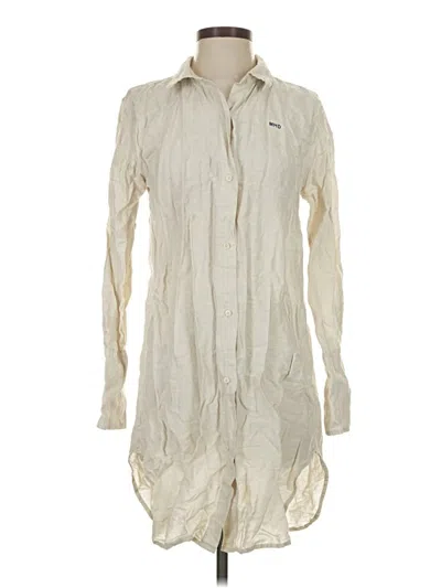 Pre-owned Jcrew Long Sleeve Button Down Shirt In White