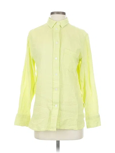 Pre-owned Jcrew Long Sleeve Button Down Shirt In Yellow