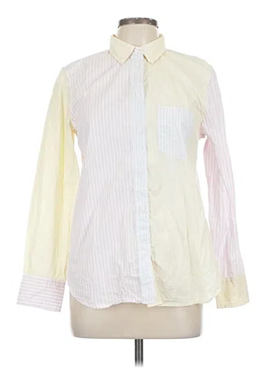 Pre-owned Jcrew Long Sleeve Button Down Shirt In Yellow