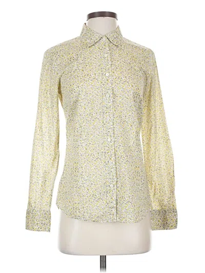 Pre-owned Jcrew Long Sleeve Button Down Shirt In Yellow