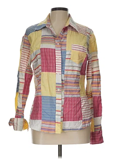Pre-owned Jcrew Long Sleeve Button Down Shirt In Yellow