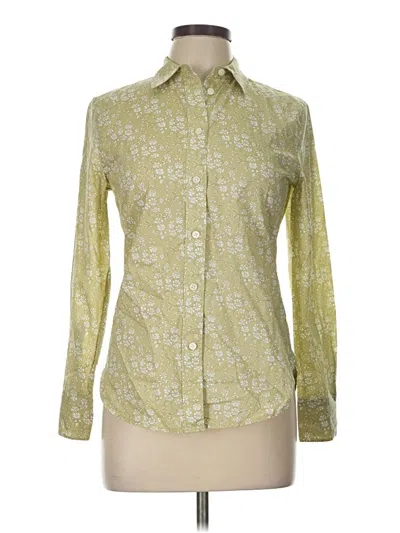 Pre-owned Jcrew Long Sleeve Button Down Shirt In Yellow
