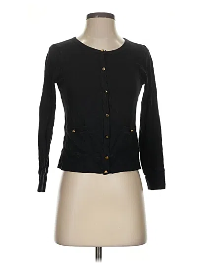 Pre-owned Jcrew Long Sleeve Henley Shirt In Black
