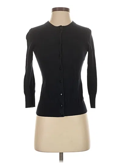 Pre-owned Jcrew Long Sleeve Polo Shirt In Black