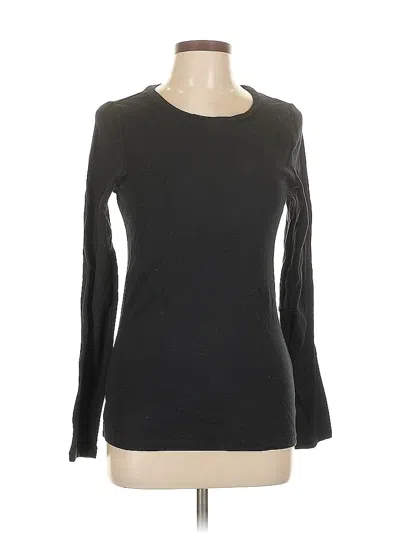 Pre-owned Jcrew Long Sleeve T-shirt In Black