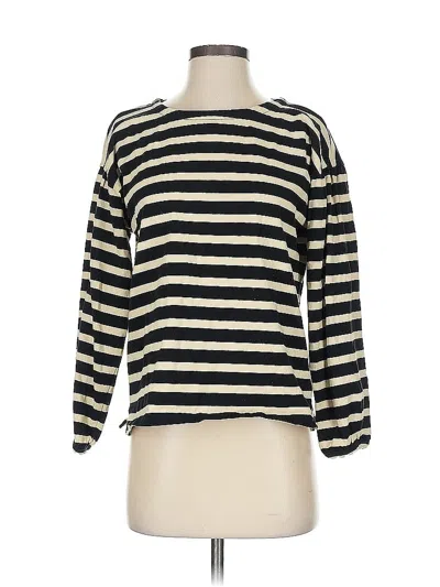Pre-owned Jcrew Long Sleeve T-shirt In Black