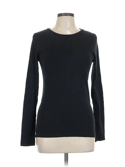 Pre-owned Jcrew Long Sleeve T-shirt In Black
