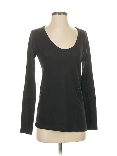 Pre-owned Jcrew Long Sleeve T-shirt In Black
