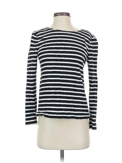 Pre-owned Jcrew Long Sleeve T-shirt In Black