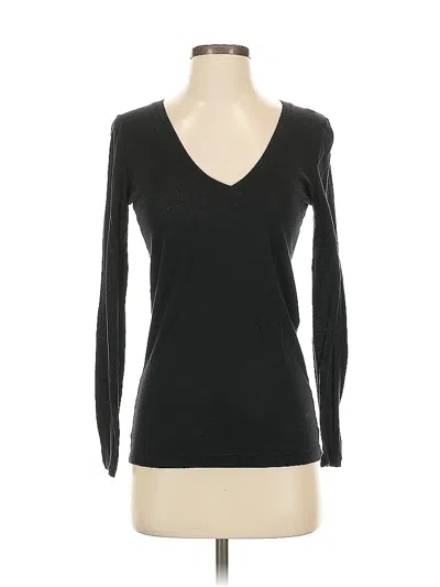 Pre-owned Jcrew Long Sleeve T-shirt In Black