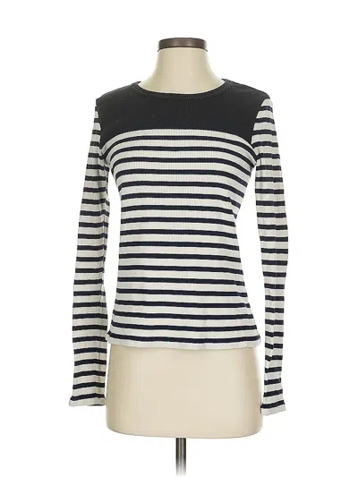 Pre-owned Jcrew Long Sleeve T-shirt In Black