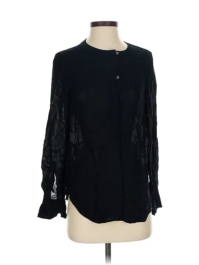 Pre-owned Jcrew Long Sleeve T-shirt In Black