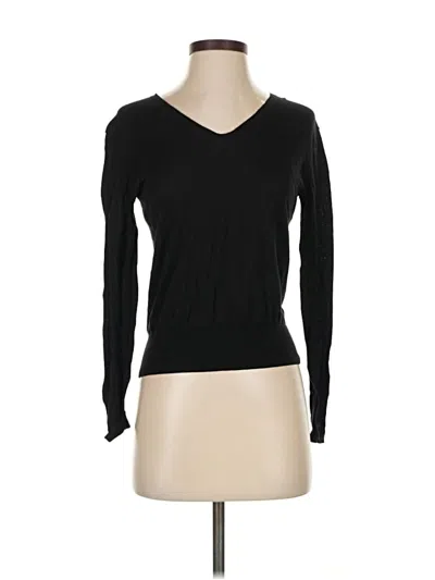 Pre-owned Jcrew Long Sleeve T-shirt In Black