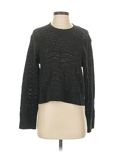 Pre-owned Jcrew Long Sleeve T-shirt In Black