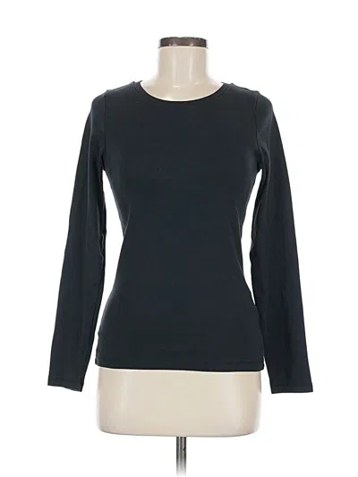 Pre-owned Jcrew Long Sleeve T-shirt In Black