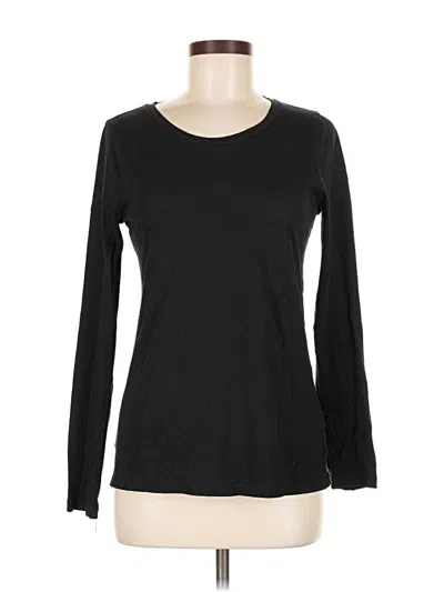 Pre-owned Jcrew Long Sleeve T-shirt In Black