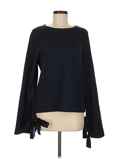 Pre-owned Jcrew Long Sleeve T-shirt In Black